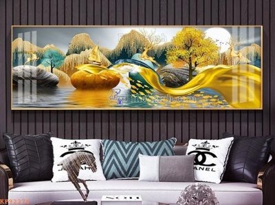 File ảnh File tranh hiện đại pha lê gương KF92276 (gốc) dùng in Pano