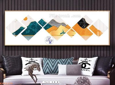 File ảnh gốc File tranh hiện đại pha lê gương KF92279 không vỡ nét