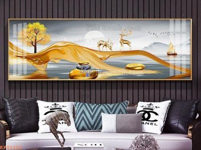 Download file gốc File tranh hiện đại pha lê gương KF92282 (độ nét cao)