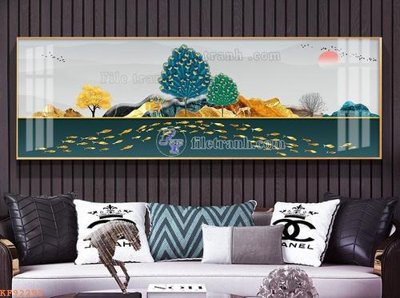 File tranh File tranh hiện đại pha lê gương KF92293 (ảnh gốc) không bị mờ