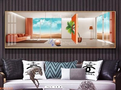 Tải file File tranh hiện đại pha lê gương KF92325 (gốc) làm file quảng cáo