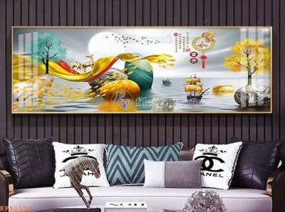 File gốc File tranh hiện đại pha lê gương KF92336 (in lụa) tranh phong thủy