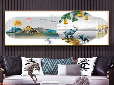 File in mica File tranh hiện đại pha lê gương KF92341 (bản gốc) siêu trong