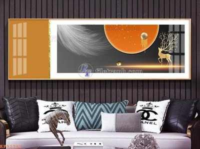 File tranh File tranh hiện đại pha lê gương KF92343 (bản gốc) in lụa 5D