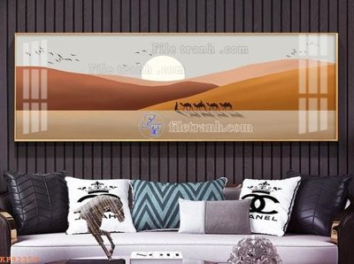 File tranh trang trí File tranh hiện đại pha lê gương KF92359 (file gốc)