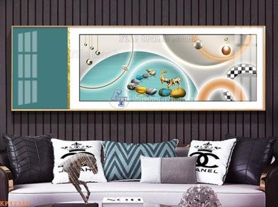 File tranh File tranh hiện đại pha lê gương KF92365 (gốc) in film