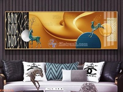 File gốc File tranh hiện đại pha lê gương KF92374 (cho in ấn) từ kho Filetranh