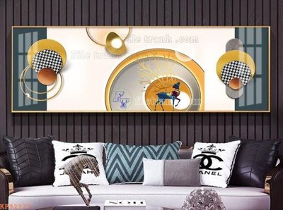 File tranh ảnh gốc File tranh hiện đại pha lê gương KF92377 dùng cho in khổ lớn