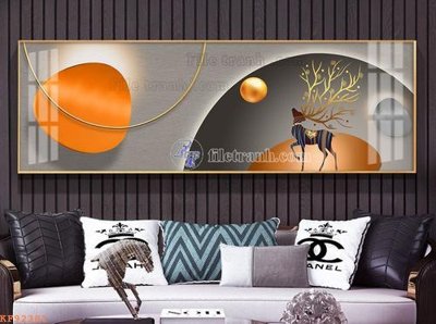 File gốc File tranh hiện đại pha lê gương KF92381 (cho in ấn) độc quyền