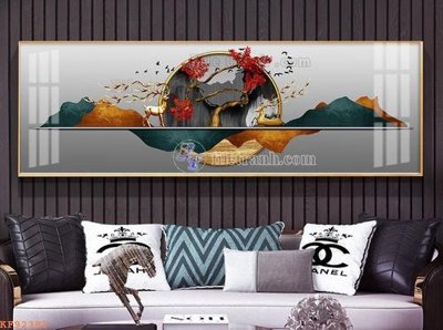 File gốc File tranh hiện đại pha lê gương KF92383 (phiên bản chuẩn) để in ấn