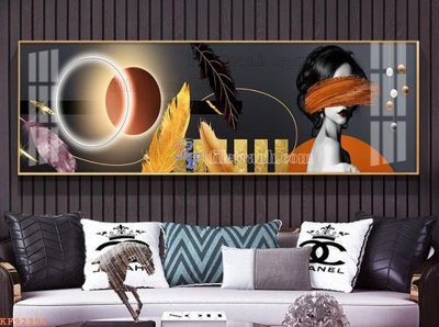 File tranh File tranh hiện đại pha lê gương KF92391 (gốc) in vải canvas