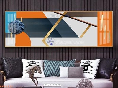 File gốc in ấn File tranh hiện đại pha lê gương KF92413 chất lượng vượt trội