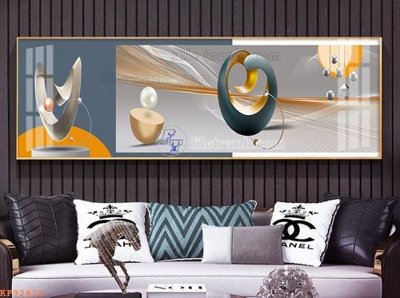 File in ấn File tranh hiện đại pha lê gương KF92423 (bản gốc) chất lượng cao