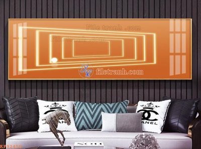 Download file gốc File tranh hiện đại pha lê gương KF92450 (in lụa) cao cấp