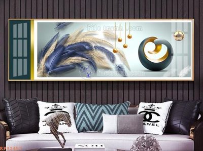 Tải file File tranh hiện đại pha lê gương KF92457 (gốc) in trên mọi chất liệu