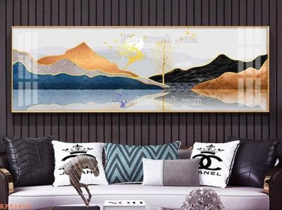 File tranh File tranh hiện đại pha lê gương KF92459 (file gốc) chuẩn màu in