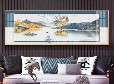 File ảnh File tranh hiện đại pha lê gương KF92461 (gốc) cho trang trí nội thất