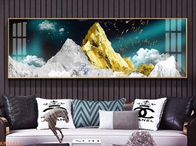 File tranh File tranh hiện đại pha lê gương KF92466 (gốc) in vải canvas