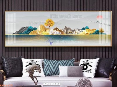 File PSD File tranh hiện đại pha lê gương KF92475 (gốc) cho in quảng cáo