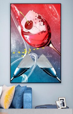 File ảnh File tranh hiện đại pha lê gương KF92513 (gốc) in poster