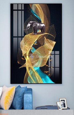 File ảnh File tranh hiện đại pha lê gương KF92516 (gốc) cho trang trí nhà hàng