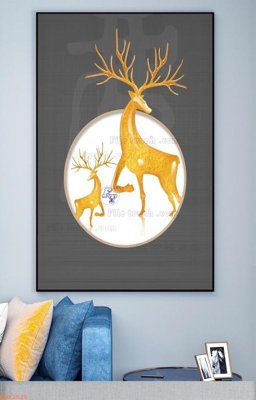 Tải file gốc File tranh hiện đại pha lê gương KF92526 (bản PSD) chỉnh sửa được