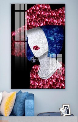 File gốc File tranh hiện đại pha lê gương KF92533 (chủ đề hiện đại) trang trí