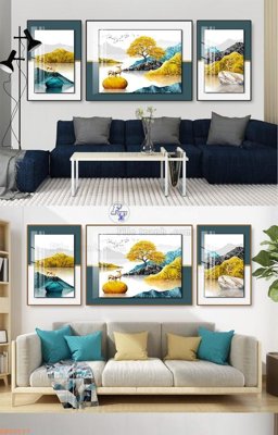 File tranh File tranh hiện đại pha lê gương KF92577 (gốc) in trên kính