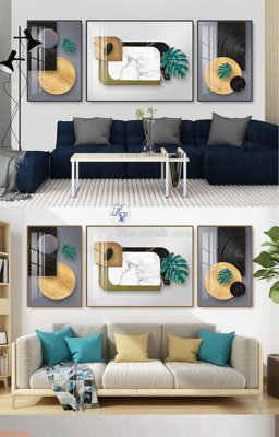 Tải file File tranh hiện đại pha lê gương KF92600 (gốc) làm file in ấn