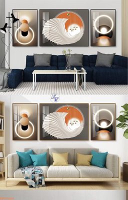 File PSD File tranh hiện đại pha lê gương KF92608 (nguyên gốc) chất lượng cao