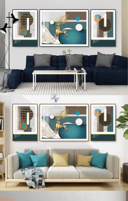 File tranh File tranh hiện đại pha lê gương KF92614 (file gốc) chuẩn màu in