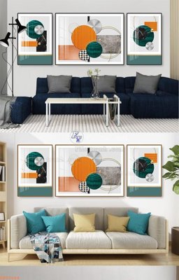 File gốc File tranh hiện đại pha lê gương KF92664 (phong cách) châu Âu