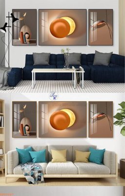 File tranh trang trí File tranh hiện đại pha lê gương KF92687 (tải file gốc)