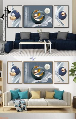 File gốc in ấn File tranh hiện đại pha lê gương KF92702 chuẩn màu CMYK