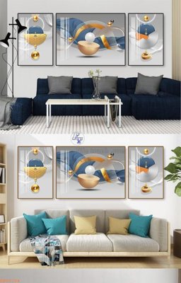 File ảnh File tranh hiện đại pha lê gương KF92704 (gốc) in Hiflex