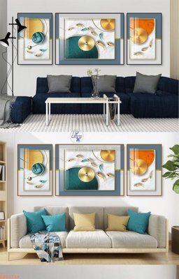 Tải file File tranh hiện đại pha lê gương KF92719 (PSD) cho in tranh 3D