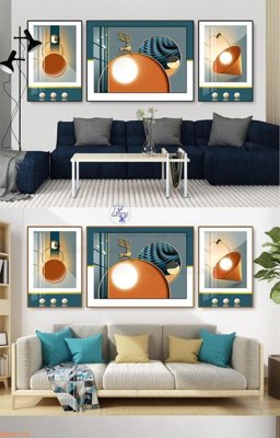 File ảnh File tranh hiện đại pha lê gương KF92735 (gốc) in biển hiệu