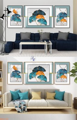 Ảnh gốc File tranh hiện đại pha lê gương KF92743 (nét căng) in mica