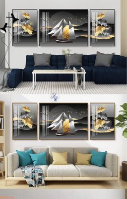 Tải file File tranh hiện đại pha lê gương KF92744 (ảnh gốc) in tranh kính