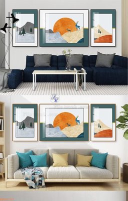 File gốc File tranh hiện đại pha lê gương KF92747 (ảnh chi tiết) để in lụa