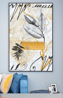 File gốc File tranh hiện đại pha lê gương KF92756 (in mica) làm bảng hiệu