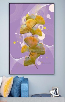 Download file gốc File tranh hiện đại pha lê gương KF92759 (in lụa) tranh 3D