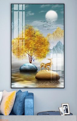 File tranh File tranh hiện đại pha lê gương KF92764 (ảnh gốc) sắc nét hoàn hảo