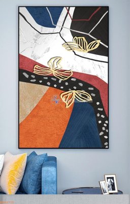 File tranh gốc File tranh hiện đại pha lê gương KF92775 (bản quyền) Filetranh.com