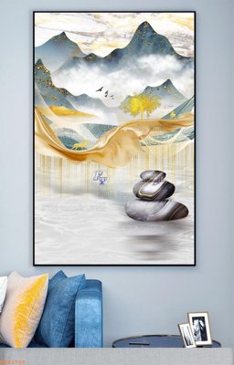 Download file ảnh gốc File tranh hiện đại pha lê gương KF92788 để in ấn