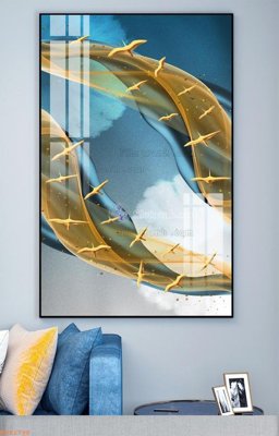 Tải file PSD File tranh hiện đại pha lê gương KF92796 (nguyên layer) để in