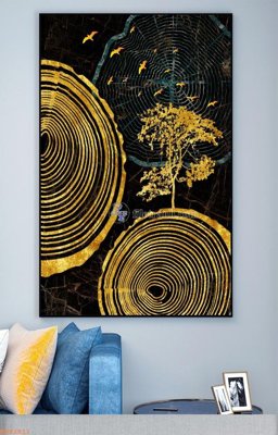 File gốc File tranh hiện đại pha lê gương KF92811 (in mica) làm quà tặng