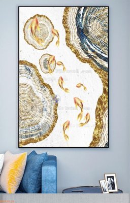 File PSD File tranh hiện đại pha lê gương KF92818 (gốc) nhiều lớp (multi-layer)