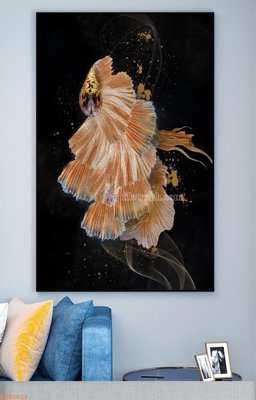 File tranh File tranh hiện đại pha lê gương KF92824 (bản gốc) trang trí văn phòng