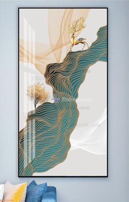 Hình ảnh file gốc in trần nhà File tranh hiện đại pha lê gương KF92846